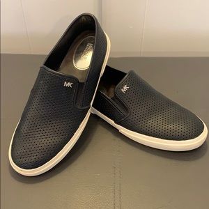 Michael Kors perforated slip on loafers Size 7.5.
